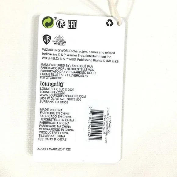 Loungefly Harry Potter Trilogy Sorcerers Stone Zip Around Wallet - Picture 14 of 15